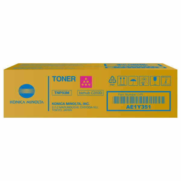Minolta Toner TNP-93M, purpurový do bizhub C3100i (4k)