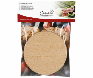 WECK Wooden Lid 100mm Beech