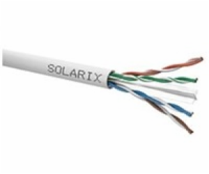 Instalační kabel Solarix UTP, Cat6, drát, PVC, box 100m S...