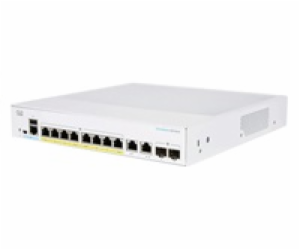 Cisco switch CBS250-8FP-E-2G (8xGbE,2xGbE/SFP combo,8xPoE...