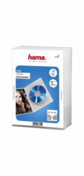 1x10 Hama DVD-Leerhülle Slim Transparent 50% Platzersp. 83890