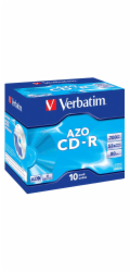 1x10 Verbatim Data Life plus CD-R 80 / 700MB, 52x Speed JC