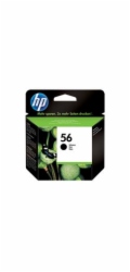 HP 56 Black Ink cart, 19 ml, C6656AE (520 pages)