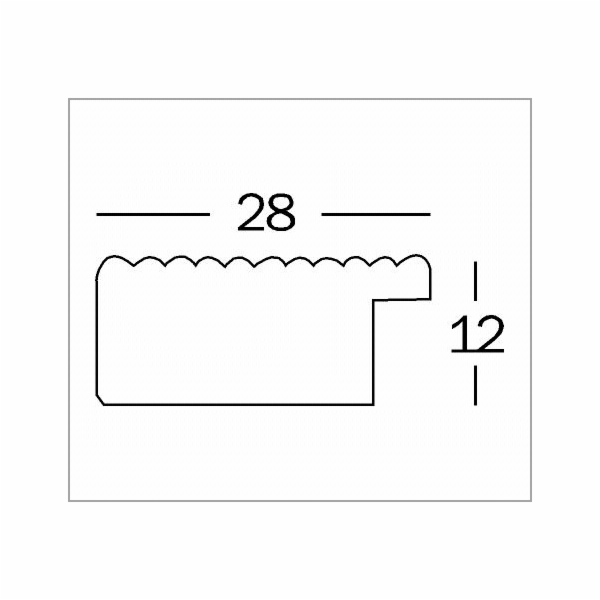 Rámeček Walther Grado přírodní 20x30 dřevo