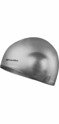 Spokey EARCAP Plavecká čepice, stříbrná