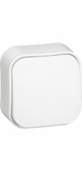 Jednotlačítkový Legrand Forix přisazený bílý