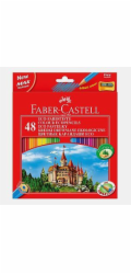 Pastelky Faber-Castell 48 barev s ořezávátkem Zipper