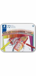 Staedtler Hex pastelky 72 barev kovová krabička