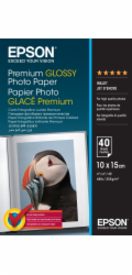 EPSON Paper Premium Glossy Photo 10x15 (40 sheet), 255g/m2