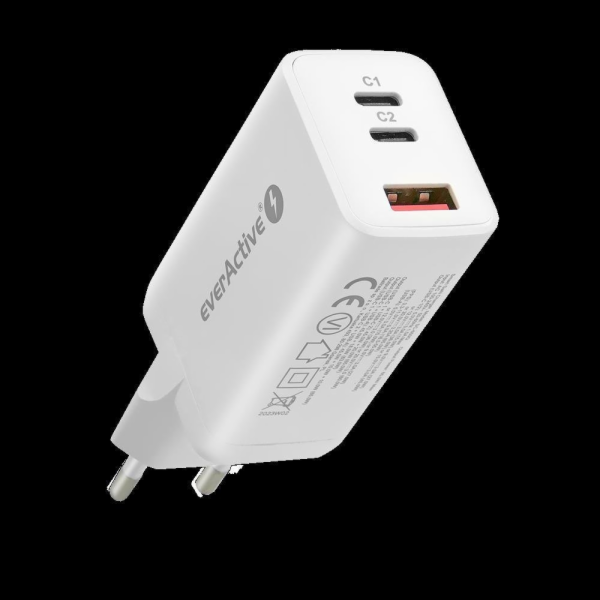 everActive GaN SC-650Q wall charger with USB QC4+ socket ...