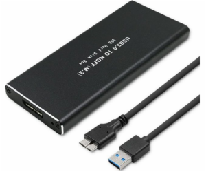 Qoltec 51854 Kryt pevného disku M.2 SATA SSD NGFF | USB 3.0