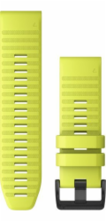 Garmin QuickFit 26mm, silikonový, žlutý, černá přezka 010-12864-04 Garmin Řemínek QuickFit 26 mm, silikonový, žlutý, černá přezka