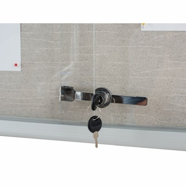 Aveli&nbsp;Vitrína&nbsp;informační&nbsp;šedá,&nbsp;21xA4