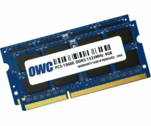 Paměť notebooku OWC SODIMM, DDR3, 8 GB, 1333 MHz, CL9 (OW...