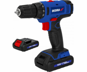 Dedra DED7880B vrtací šroubovák 18 V 2 x 1,5 Ah baterie