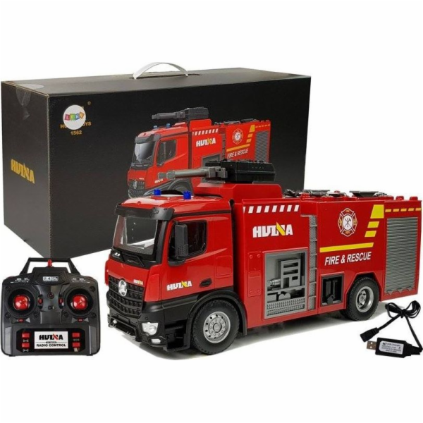 Leantoyys Fire Fightle reports 1:14 2.4 GHz Model 1562 Huina