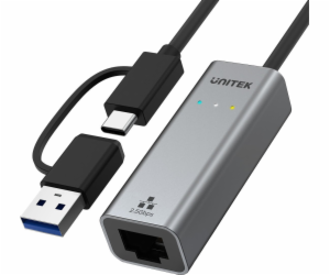 Unitek ethernetový síťový adaptér USB-A/C na RJ45 2,5 G (...