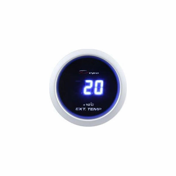 Dracing_f Clock Depl DBL 52mm - Teplota výfuku