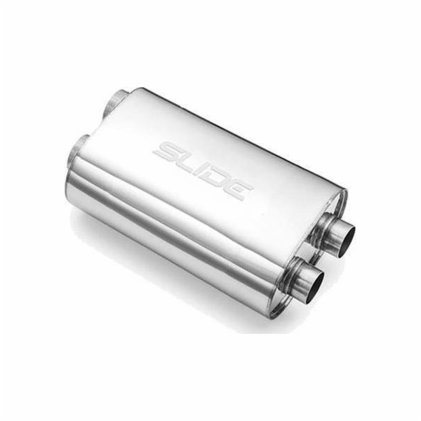 Slide Central Silencer 70mm Slide 304SS 350 mm