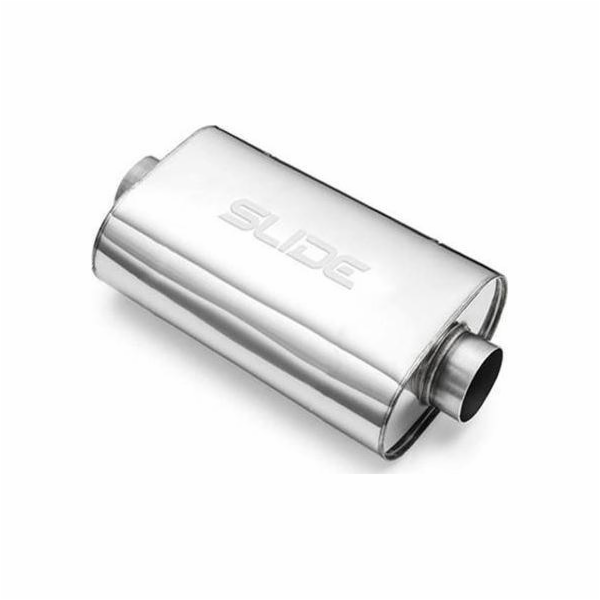 Slide Central Silencer 70mm Slide 304SS 350 mm