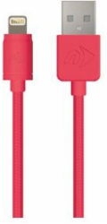 NewRtech Certified Lightning USB 1,0 m MFI Pink Cable