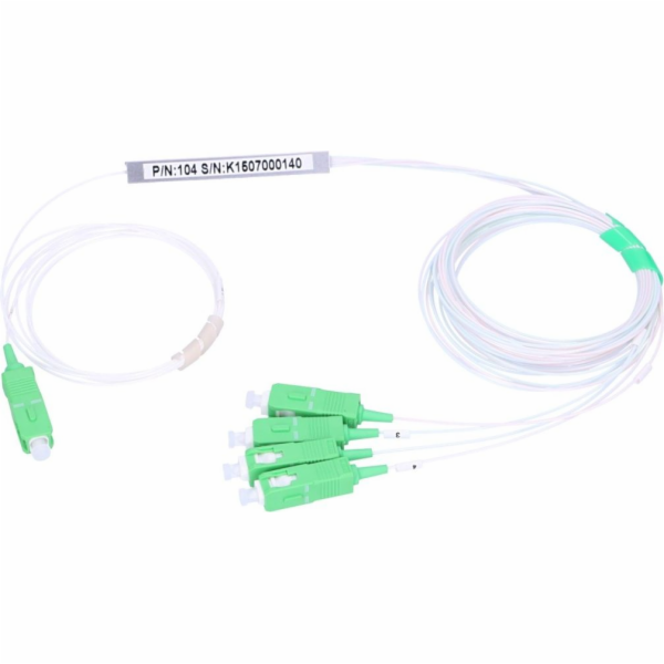 Splitter PLC 1: 4 SC/APC 900UM 1M