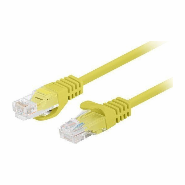 Patchcord Cat.6 UTP 7,5 m žlutá náhoda