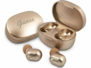 Guess True Wireless Triangle Logo BT5.0 4H TWS GUTWST82TRD Gold Bluetooth sluchátka 