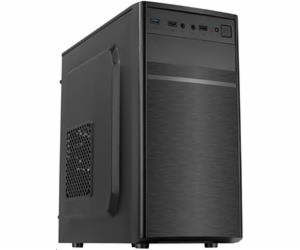 EUROCASE skříň MC X103 black, micro tower, 1x USB 3.0, 2x...