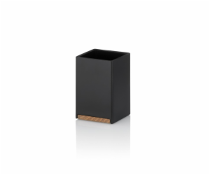 Pohár Cube polyresin černá KL-23687