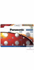 PANASONIC Lithiová baterie (knoflíková) CR-2016EL/6BP 3V (Blistr 6ks)