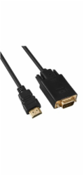 PremiumCord kabel s HDMI na VGA převodníkem, 2m