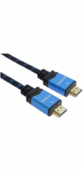 PremiumCord Ultra HDTV 4K@60Hz kabel HDMI 2.0b kovové+zlacené konektory 0,5m