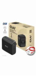 Club3D cestovní nabíječka 100W GAN technologie, USB-IF TID certified, USB Type-C, Power Delivery(PD) 3.0 Support
