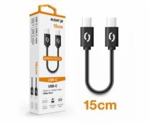 ALIGATOR Datový kabel POWER USB-C/USB-C 15cm, černý
