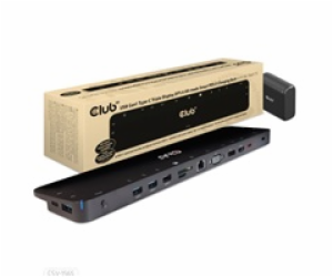 Club3D Dokovací stanice USB-C, Triple Display DP 1.4 Alt ...
