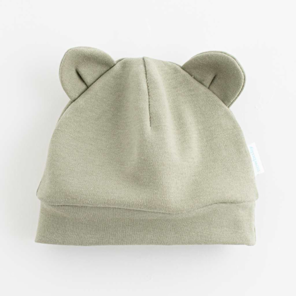 Kojenecká bavlněná čepička New Baby Kids zelená Vel.80 (9...