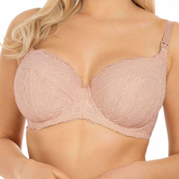 Měkká kojící podprsenka New Baby Ema béžová Vel.85D