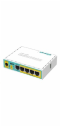 MikroTik RouterBOARD hEX PoE Lite, 650MHz CPU, 64MB RAM, 5x LAN, USB, PoE, 1x USB, vč. L4 licence