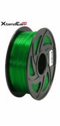 XtendLAN PETG filament 1,75mm průhledný zelený 1kg