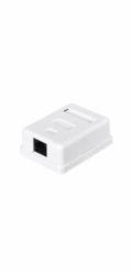 NETRACK 106-00 complete surface-mounted outlet 1xRJ45 UTP 8p8c Cat5e LSA