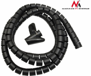 Maclean Organizer Spiral for Wires Black 1 kus (MCTV-676B)