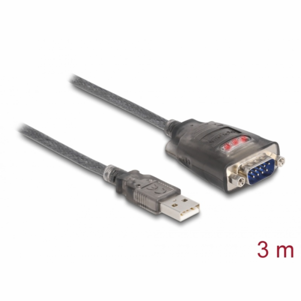 Delock Adaptér z USB 2.0 A na 1 x 9 pinový zástrčkový kon...