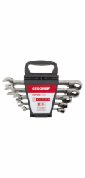 GEDORE red Combination Ratchet open-end Spanner Set  5-pieces