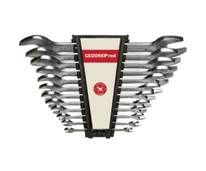 GEDORE red Double open-ended Spanner Set 12-pieces