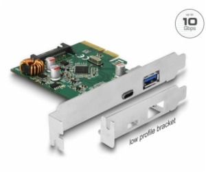 Delock PCI Express x4 Karta na 1 x externí USB Type-C sam...