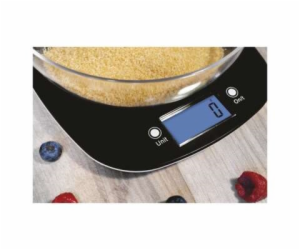 Váha kuchyňská 5 kg digitální černá EV025