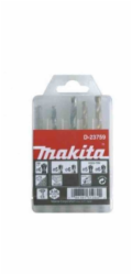 Makita D-23759 Sada vrtáků do kovu/dřeva/zdiva 5;6/5;6/6mm, stopka HEX 1/4