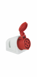 Instalační zásuvka nástěnná 32A/400V/4-pól
