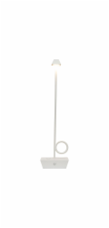 Broggi Lamp Bugia white rechargeable